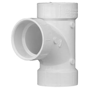 2 Pvc Dwv San Tee