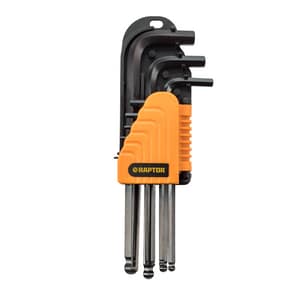 Raptor Hex Key Set Metric 9 Pc