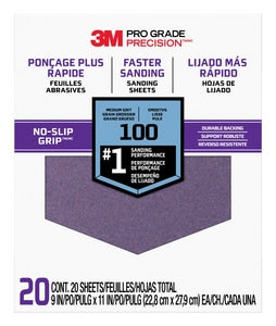 9X11 100 Grit No Slip Grip 20 Pk