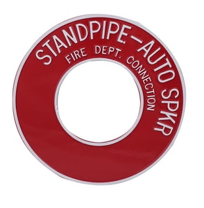 4 in. Standpipe Automatic Fire Sprinkler Sign