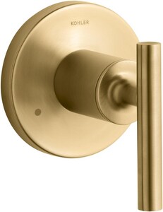 Single Handle Diverter Valve Trim in Vibrant® Brushed Moderne Brass