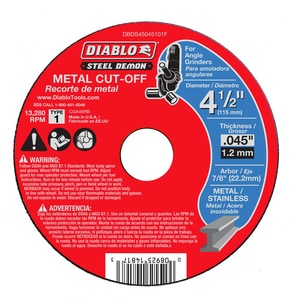 4-1/2 x 0.045 in. Cut Off Disc
