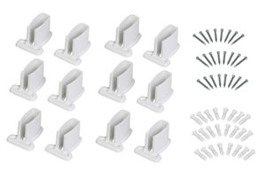 Shlf & Rod Wall Brkt Pre Load 12 Pk