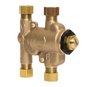 3/8 In Lead Free Thermostatic Mixing Valve Adjustable 80-120 F Model Lfusg-B-M3