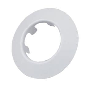 Fire Sprinkler Escutcheon Flush Skirt in White