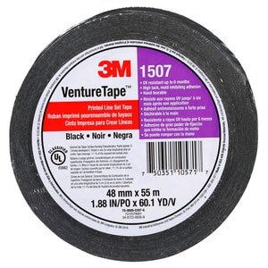 2X60 Yd Line Set Tape Blac Print