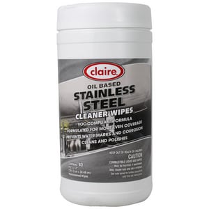 9.5X12.6 Stainless Steel Wipes 40Pk