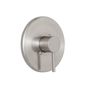 Single Handle Pressure Balancing Valve Trim in Brushed Nickel