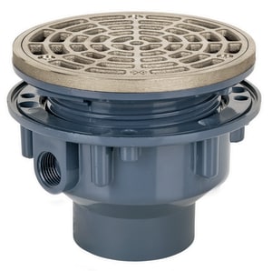 2 Pvc Adj Flr Drn W/ Ni Top