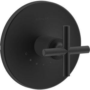 Single Handle Valve Trim in Matte Black