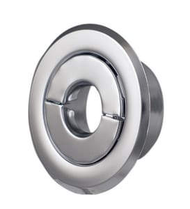 1/2 in. Split Recessed Canopy in Chrome Plated