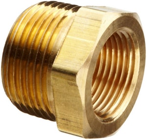 Lf 1/2X1/4 Brs Barstock Hex Bush