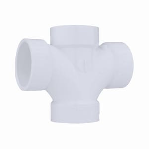 1-1/2 Pvc Dwv Dbl San Tee