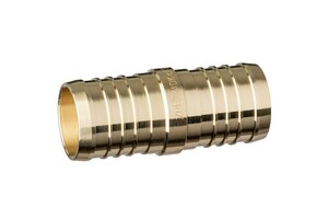 Lf 1-1/4 Barb Brs Coup