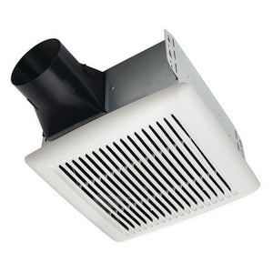 110 CFM Bathroom Exhaust Fan in White
