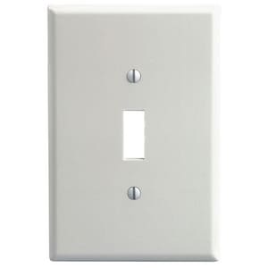 1G Tog Dev Swch Wallplt O/Size Whit