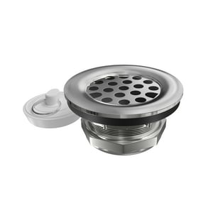Ss Flt Top Jr Strn W/Plug