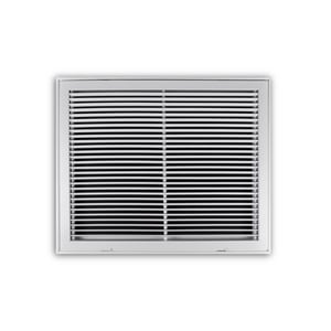 25 x 20 in. Filter Grille White Steel