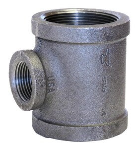1-1/4X1/2X1-1/4 Blk Mi 150# Tee