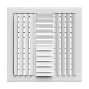 12X12 Alum 4Way Curv S/C Reg Whit