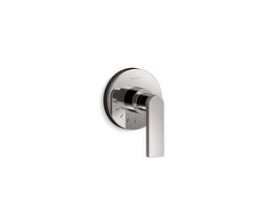 Single Handle Volume Control Valve Trim in Vibrant Titanium