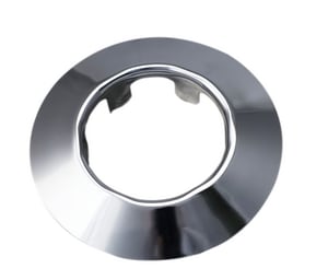 Fire Sprinkler Escutcheon Flush Skirt in Chrome Plated