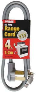 4Ft 3 Wire Range Cord 50 Amp