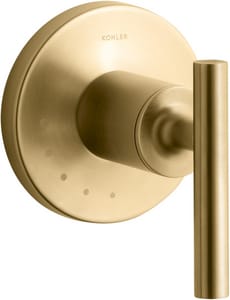 Single Handle Volume Control Valve Trim in Vibrant® Brushed Moderne Brass