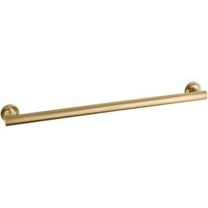 24 in. Grab Bar in Vibrant® Brushed Moderne Brass