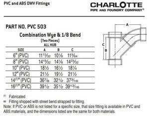 6 Pvc Dwv Comb 2Pc