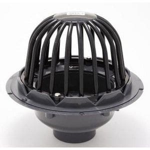 4 Pvc Roof Drn W Ci Dome