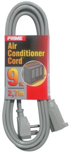 9Ft 14/3 Spt-3 Gray A/C Cord