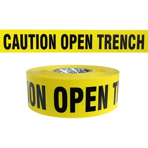 3X1000 Barr Tape Open Trch Yell