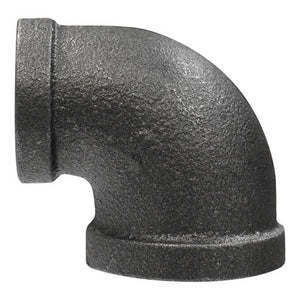 1-1/4X1/2 Blk Mi 150# 90 Ell