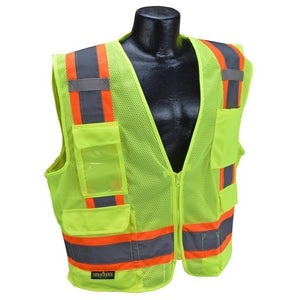 Mesh Saf Vest Cl2 Gree Lg