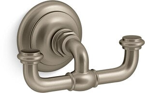 2 Robe Hook in Vibrant Brushed Bronze