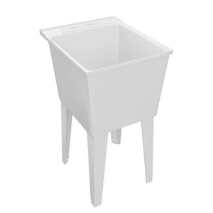 Econ Sgl Ldry Sink W/Legs