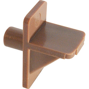 1/4 Brow Plas Shlf Supp Peg 50/ Pk