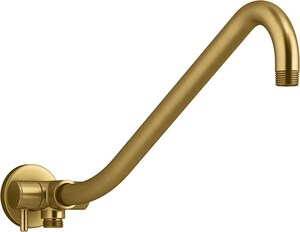 18-1/20 in. Brass Rainhead Arm in Vibrant® Brushed Moderne Brass