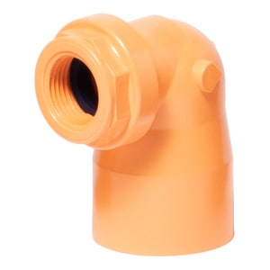 1 x 1/2 in. NPS CPVC 90 Degree Elbow Adapter