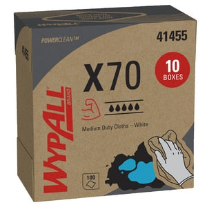 Wypall X70 Wipes Bx 100 Whit 10/Ca