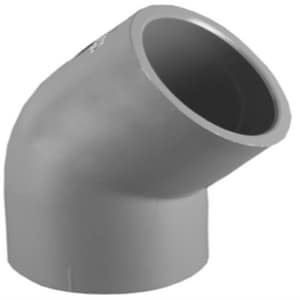 3/4 Pvc S80 Sxs 45 Ell