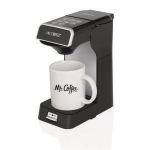 Sgl Serve Coff Maker W/ Mtl Trim