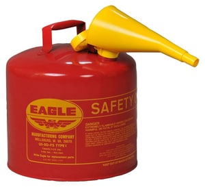 5 Gal Type I Mtl Saf Gas Can W/ Fun