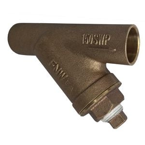 1/2 in. Wye Cast Bronze Solder 20 Mesh Valve Strainer