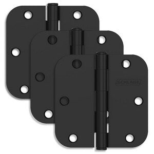 3.5 Hinge 5/8 Rad Mabl 3Pk