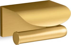 Wall Toilet Tissue Holder in Vibrant® Brushed Moderne Brass
