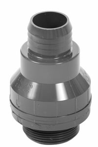 1-1/2 Pvc Mip X 1-1/4 Barb Chk Vlv