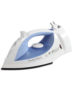Iron Auto Off Retract Cord Blue Wht