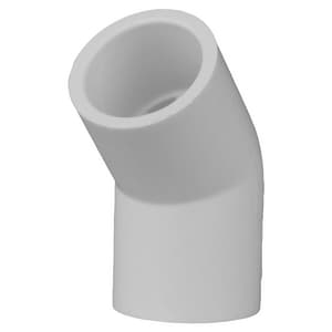 1/2 Pvc S40 Sxs 45 Ell
